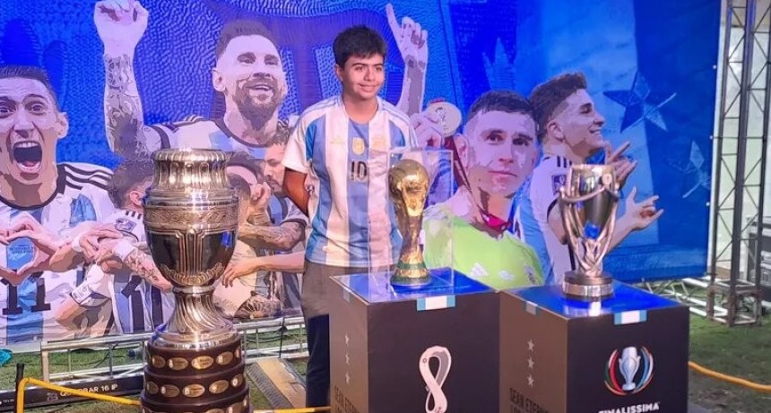 TUPUNGATO: Miles de caras emocionadas y felices dej&oacute; la exhibici&oacute;n en Tupungato de las copas alzadas por la Scaloneta  