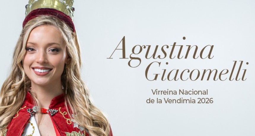 Agustina Giacomelli es la nueva Virreina Nacional de la Vendimia