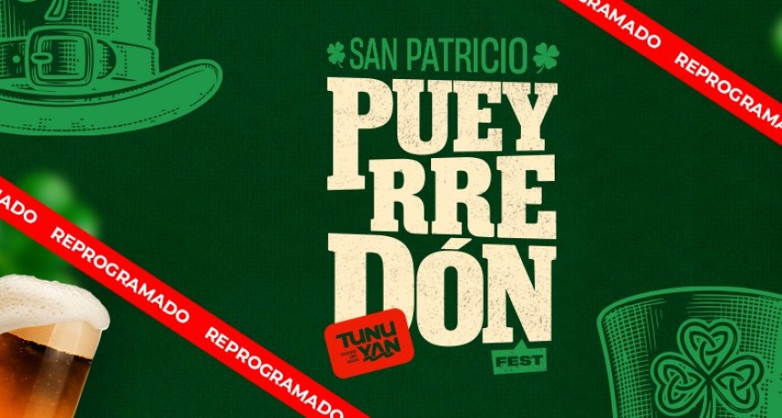 Se reprograma la primera edici&oacute;n del San Patricio Pueyrred&oacute;n Fest
