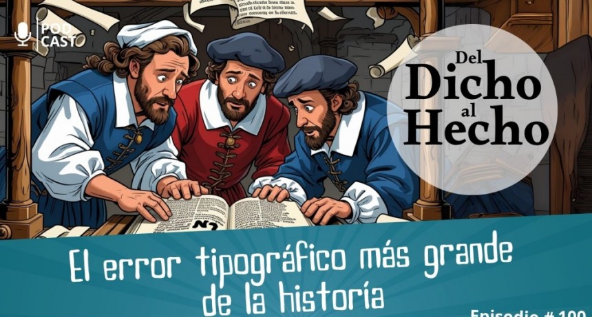 DEL DICHO AL HECHO: "EL ERROR TIPOGR&Aacute;FICO M&Aacute;S GRAVE DE LA HISTORIA" LLEGAMOS A LAS 100 ENTREGAS