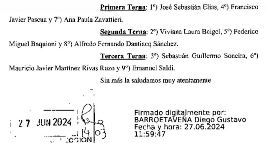 CARGOS DE CAMARISTAS FEDERALES EN MENDOZA: TERNAS INFAMES CONTAMINADAS DE POL&Iacute;TICA.