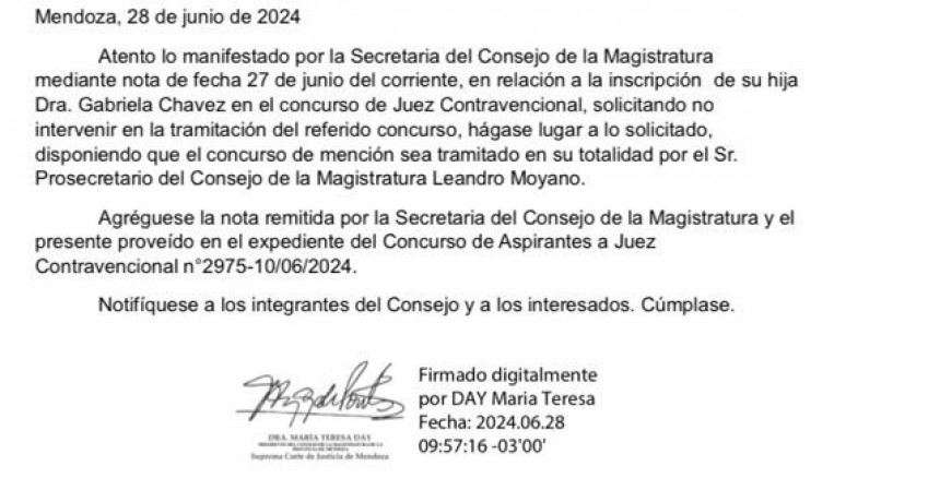 CORRUPCION DE LA JUSTICIA EN MENDOZA, JUEZA NOVEL POR PAGO DE FAVORES. &iquest;CORNEJO COMIDO POR LOS PROPIOS O EFECTO BIDEN?