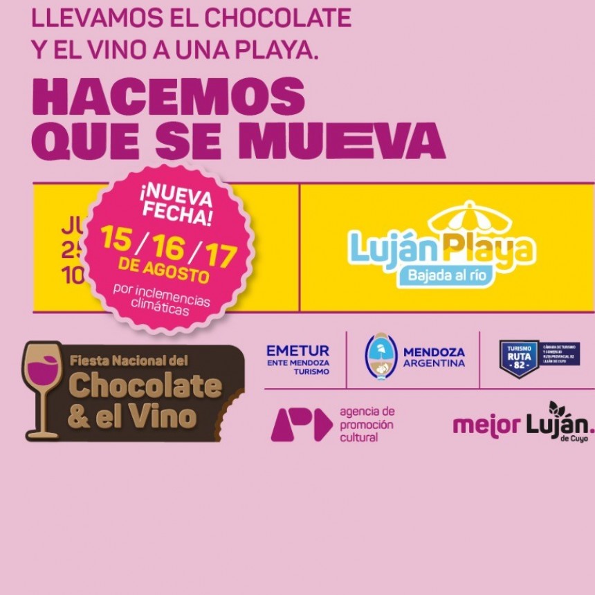 Se pospone la Fiesta Nacional del Chocolate y el Vino por inclemencias clim&aacute;ticas