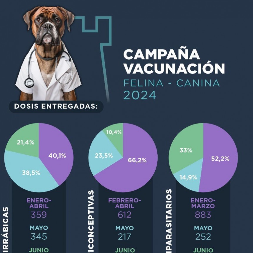 SAN CARLOS: TRABAJO DEL &Aacute;REA VETERINARIA PRIMER BALANCE DEL A&Ntilde;O.