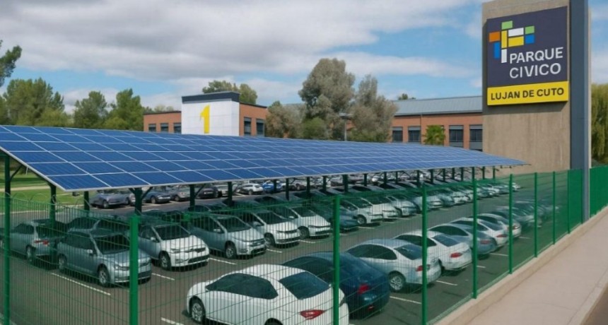 Avanza la construcci&oacute;n del Parque Solar Municipal en Luj&aacute;n de Cuyo