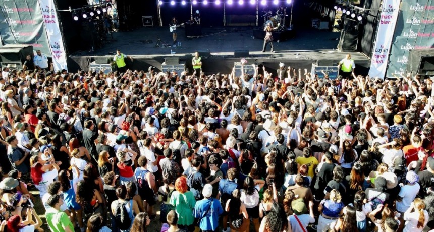 Se viene Luj&aacute;n Suena, el festival juvenil m&aacute;s importante del interior del pa&iacute;s.