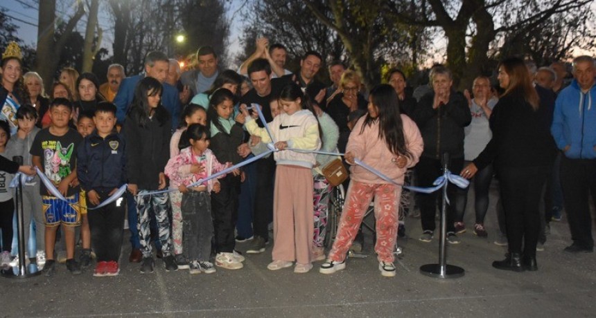 Tunuy&aacute;n finaliz&oacute; obra de asfalto abandonado en el tri&aacute;ngulo de Colonia Las Rosas