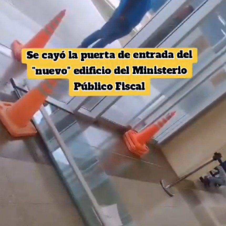 EL MINISTERIO P&Uacute;BLICO FISCAL DE MENDOZA SE CAE A PEDAZOS