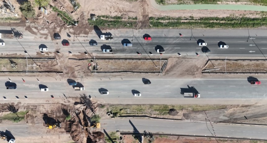  Finaliz&oacute; en tiempo r&eacute;cord la obra de emergencia en el Acceso Sur