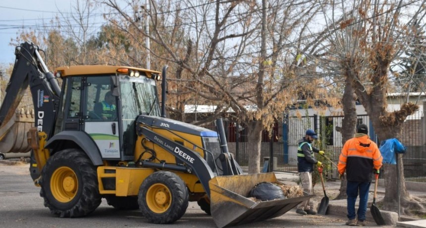 Recolecci&oacute;n de residuos durante las fiestas de fin de a&ntilde;o en Tunuy&aacute;n